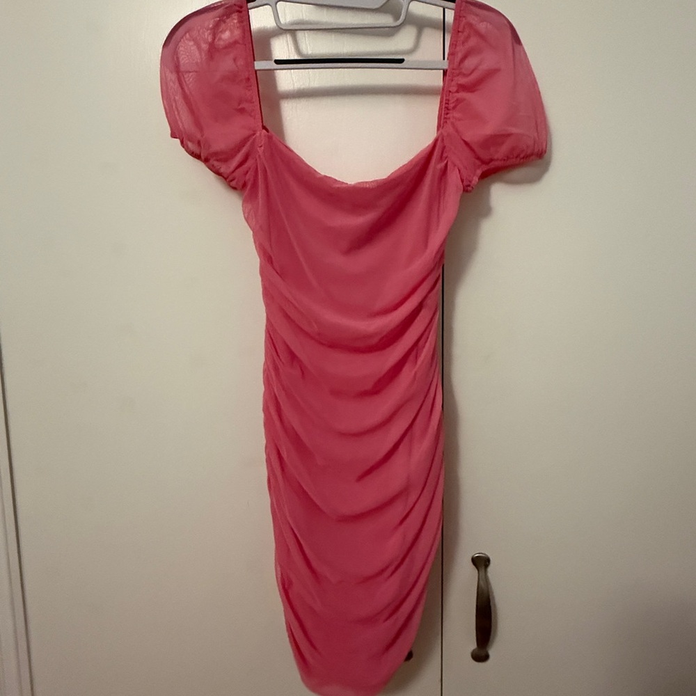 Princess Polly Vibrant Pink Mini Dress